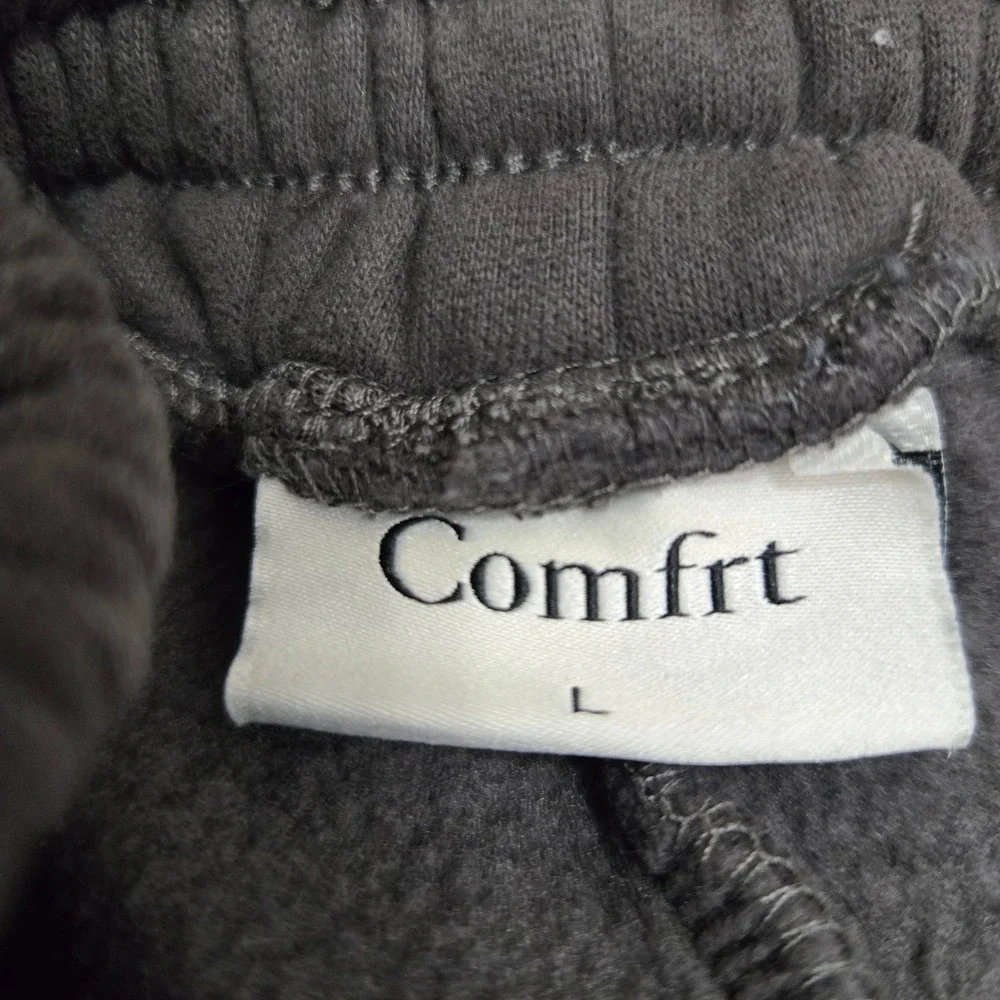 Comfrt Tranquil Sweatsuit pants Hoodie Kids Size L Jogger Set Signature Charcoal